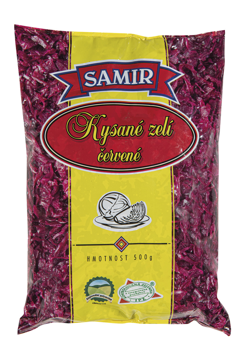 Zelí kysané červené
