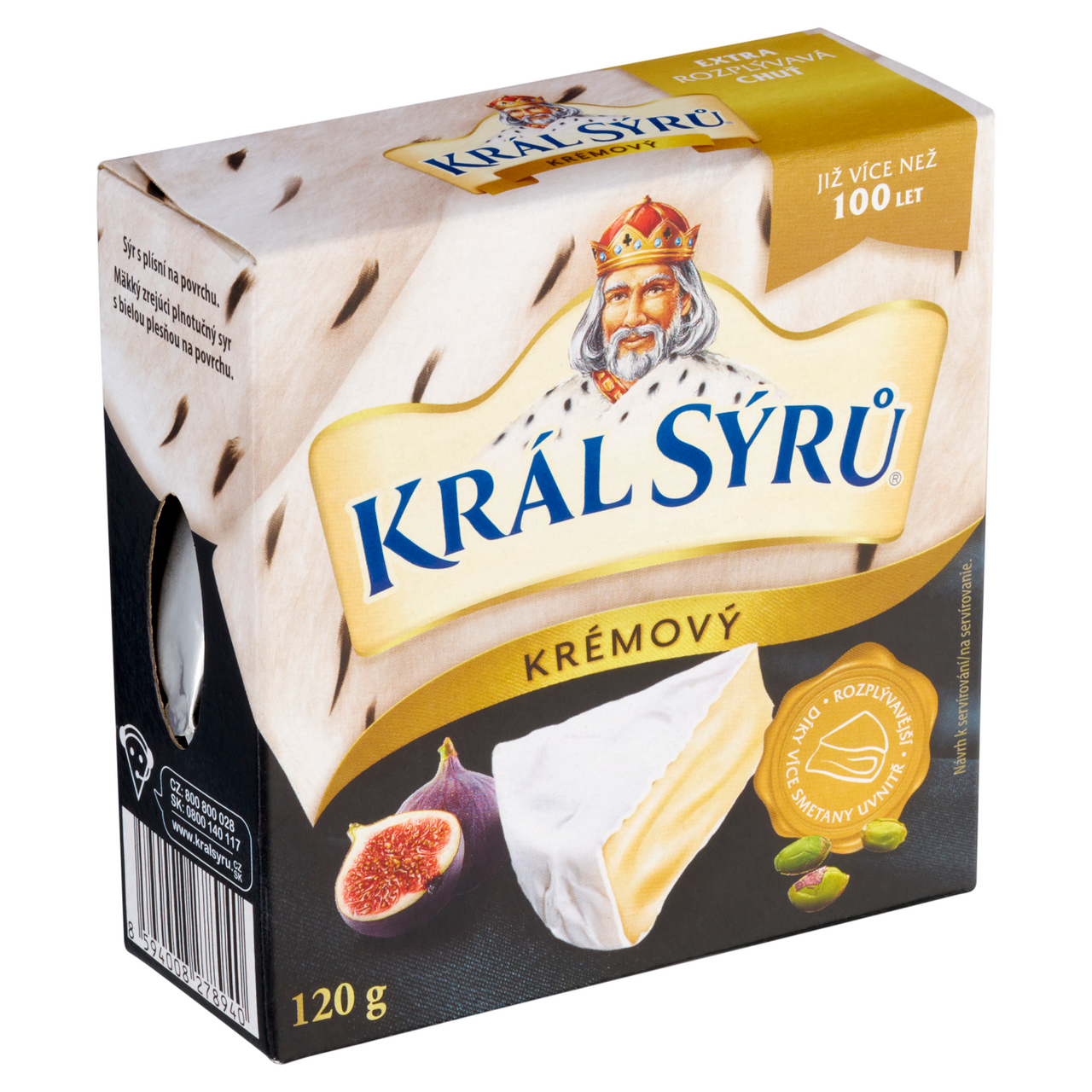 KRÁL SÝRŮ Krémový chlaz. 120 g