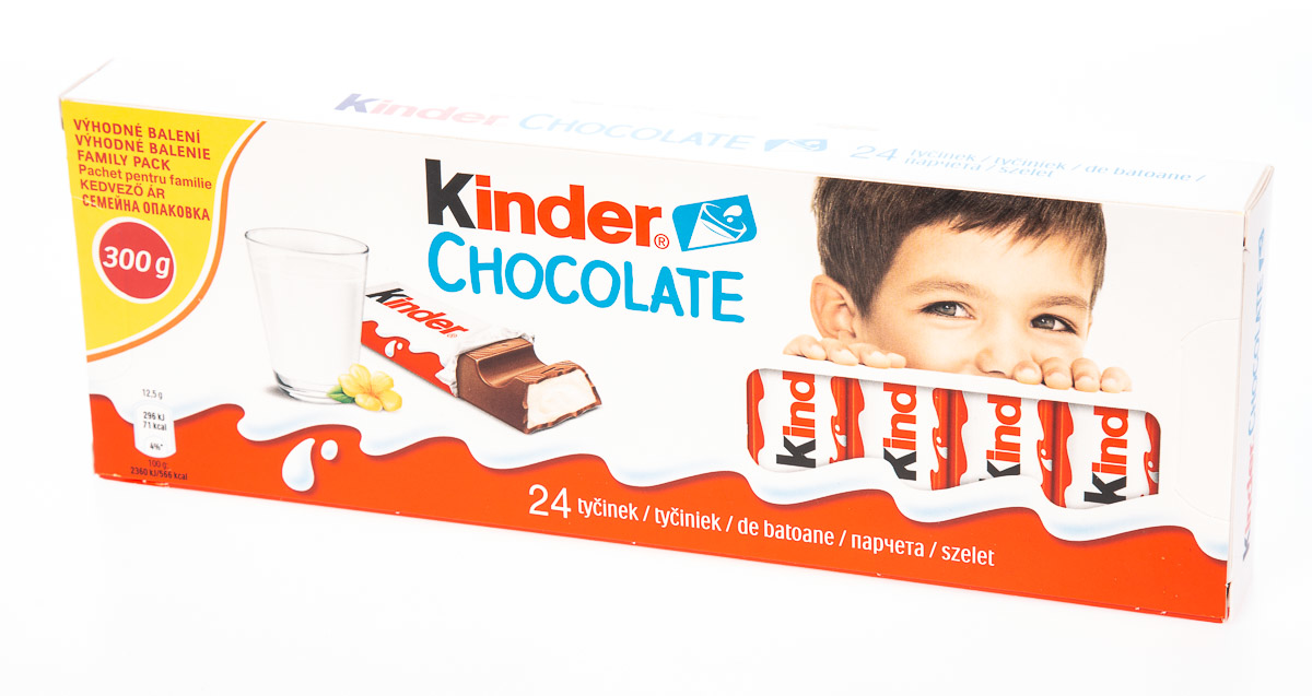 kinder Chocolate Family Pack (24 tyčinek) 300 g