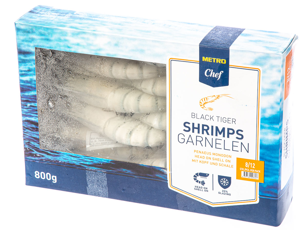 METRO Chef Krevety BT HOSO 8/12 mraž. 800 g