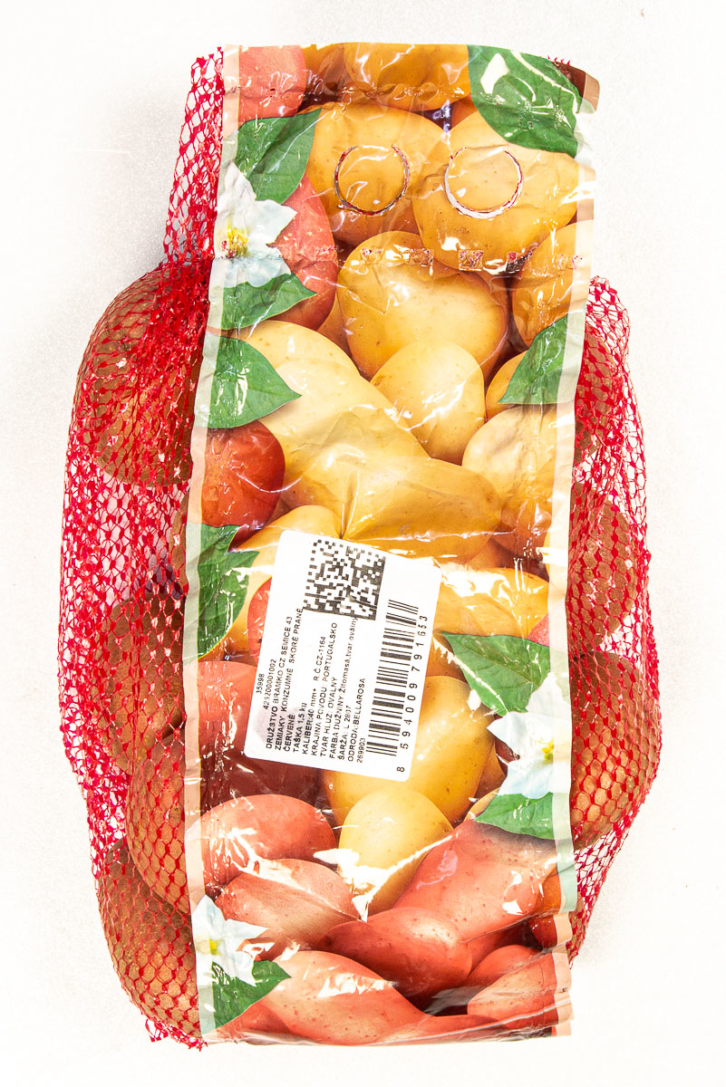 Brambory červené rané prané 40+ PT čerstvé 1,5 kg