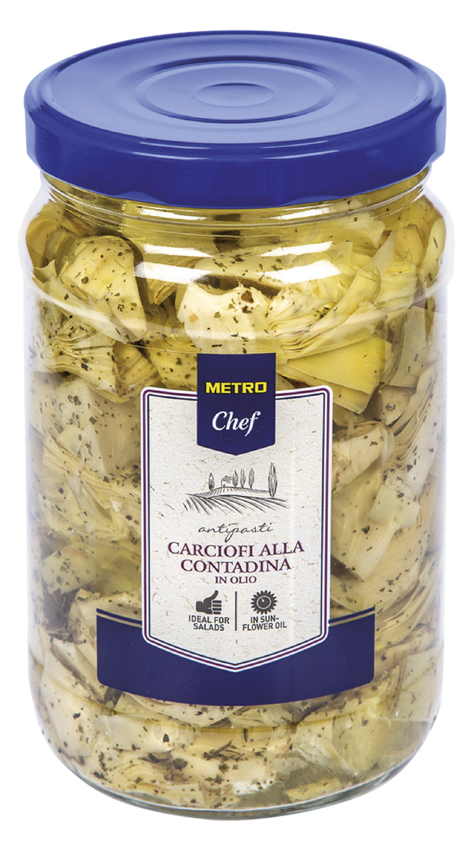 METRO Chef Artyčoky kořeněné 1540 g