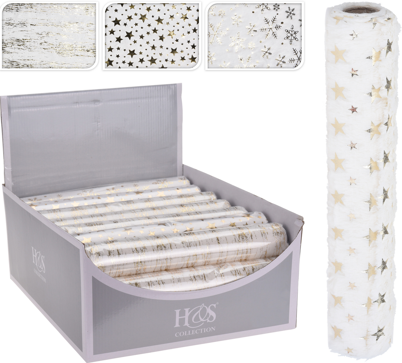 Koopman Tkanina/ kožešina bílá šampaň 1 ks