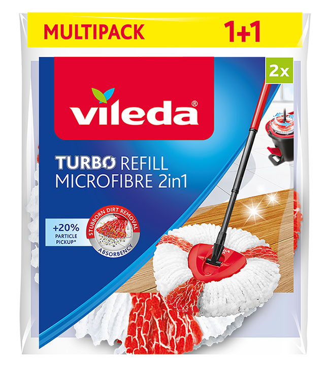 vileda Turbo Refill Microfibre 2v1 náhrada (1+1) 2 ks