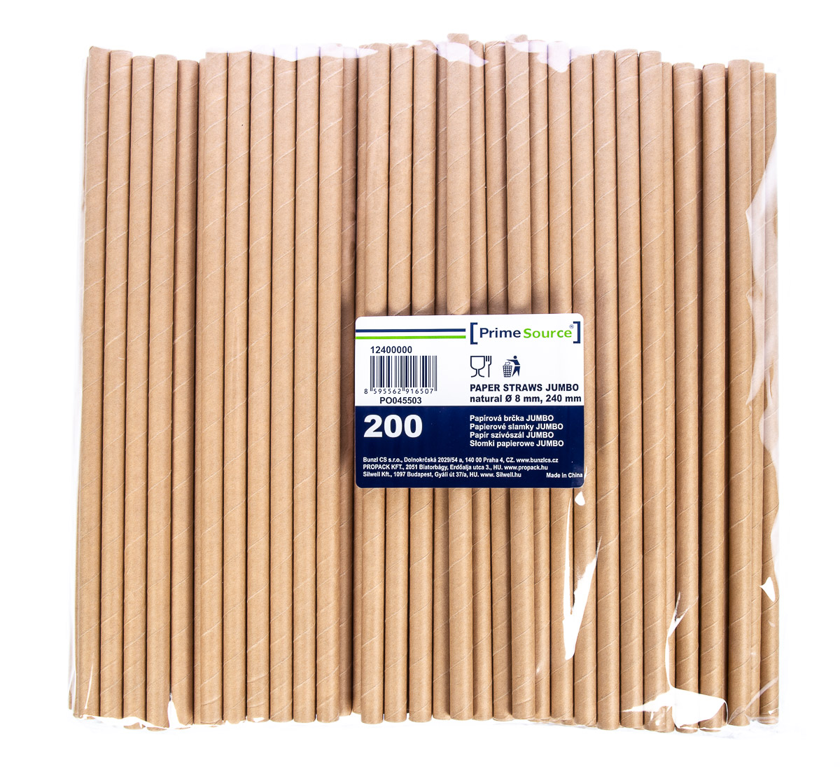 PrimeSource Brčka Jumbo 8 x 240 papírová 200 ks