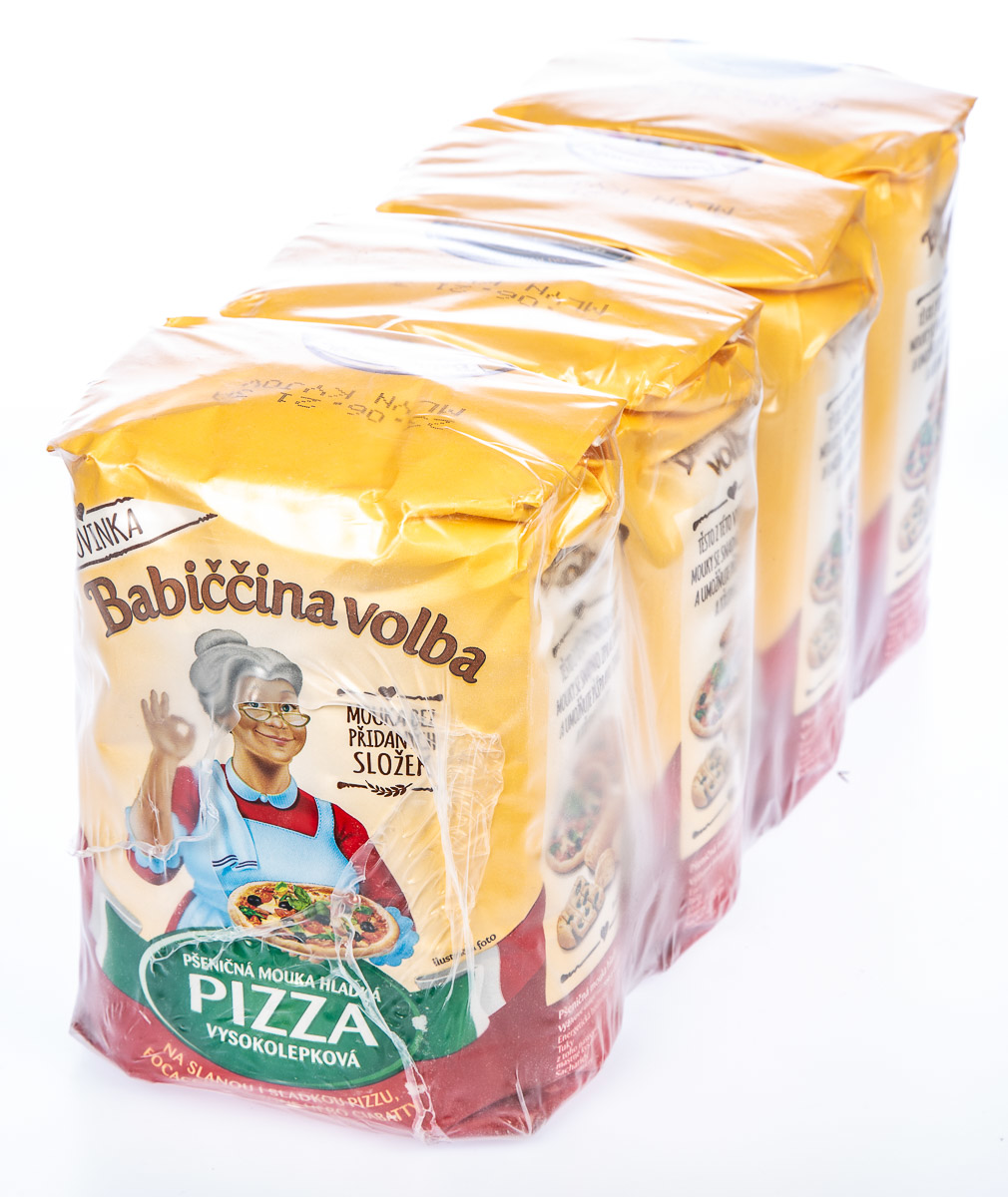 BABIČČINA VOLBA Mouka na pizzu 4 x 1 kg