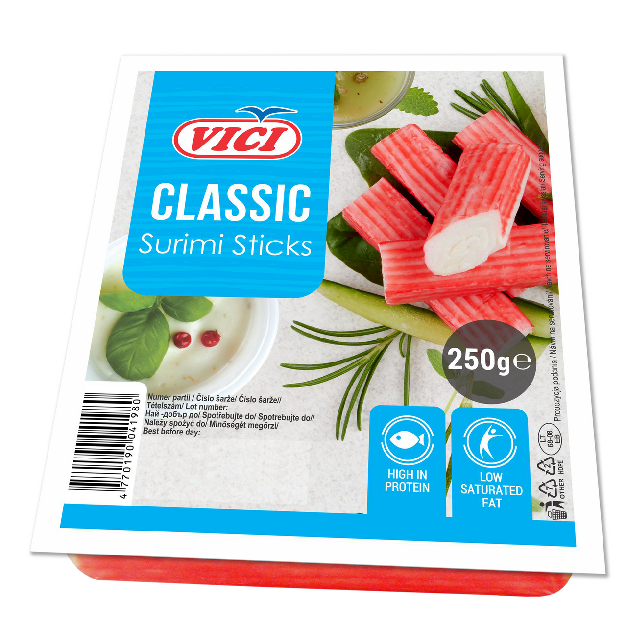 VICI Surimi tyčinky 41 % chlaz. 250 g