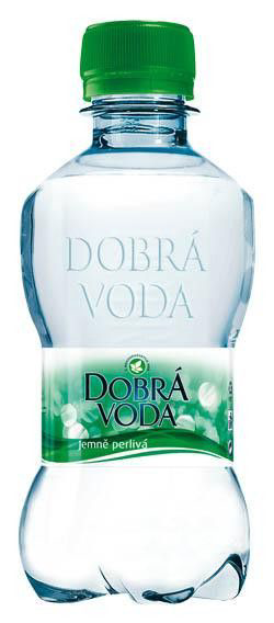 DOBRÁ VODA jemně perlivá 8 x 250 ml PET