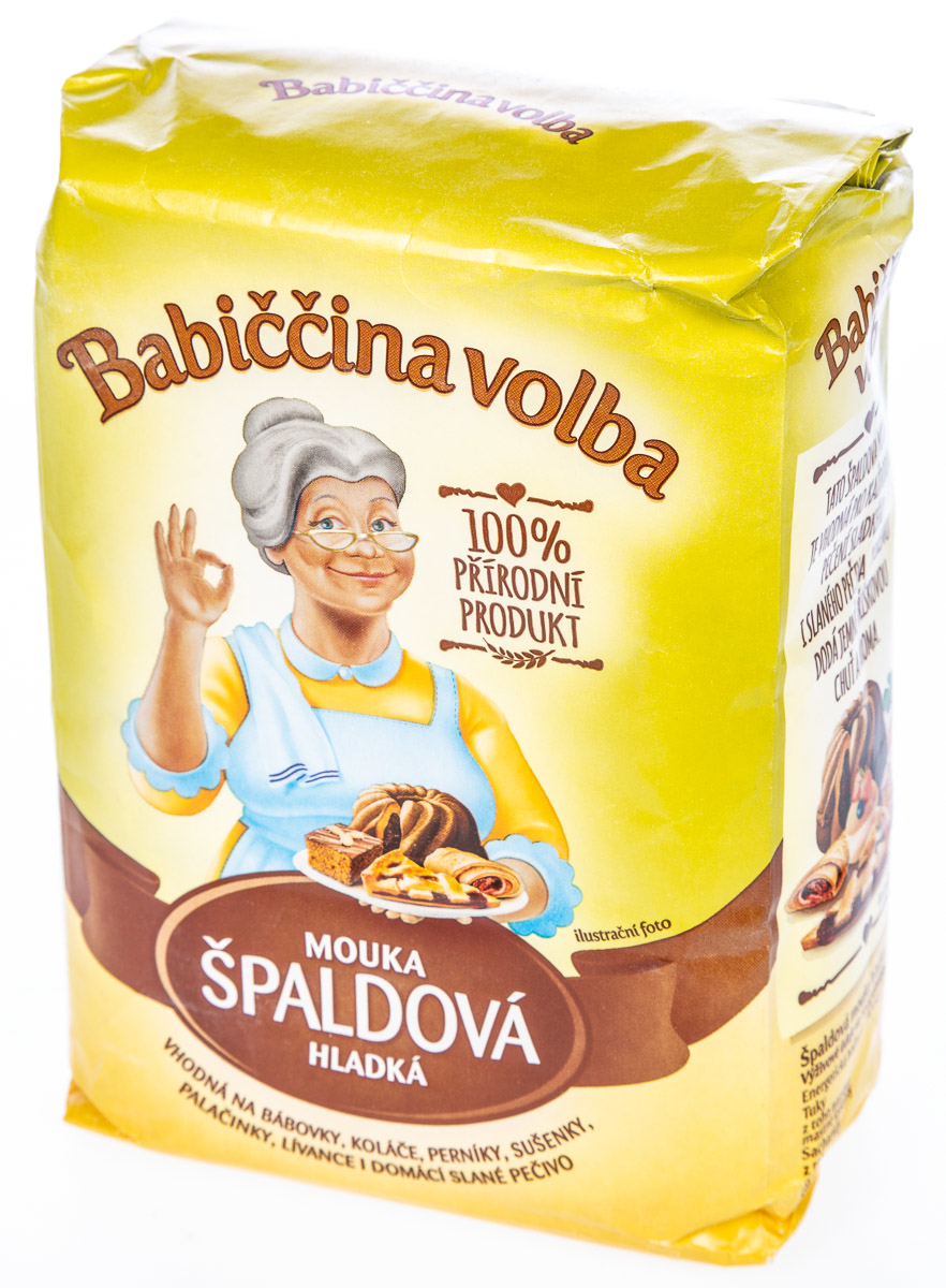 BABIČČINA VOLBA Mouka špaldová hladká 1 kg