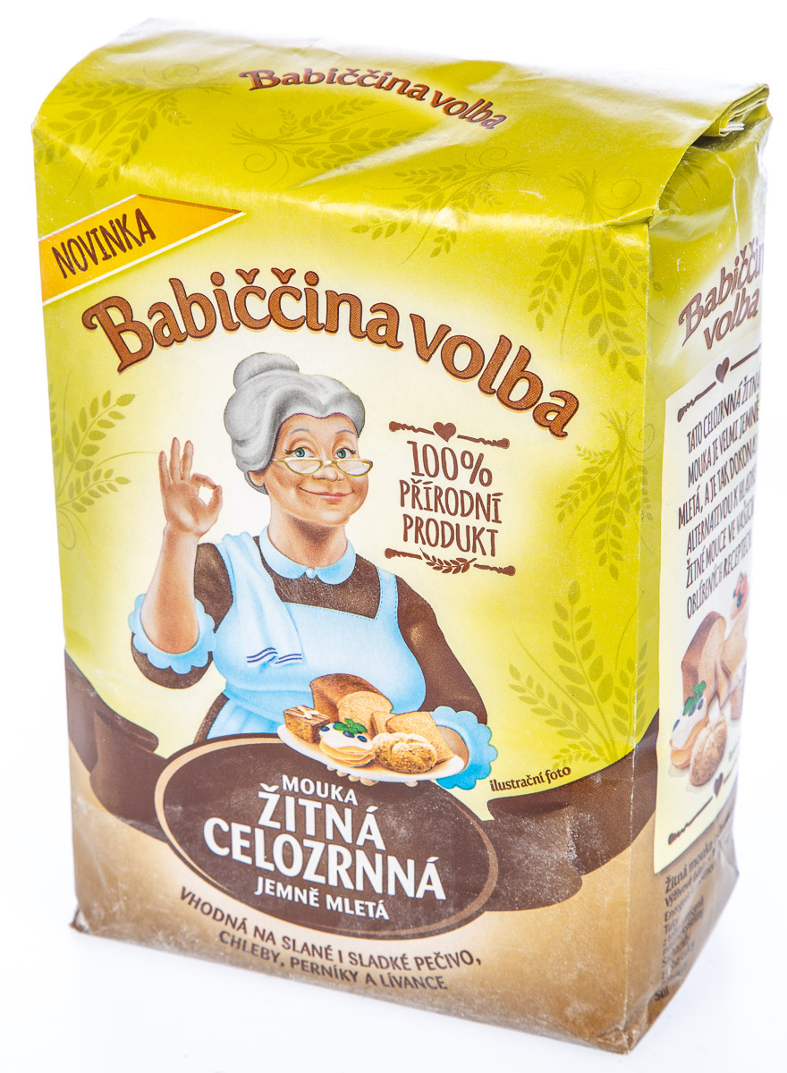 BABIČČINA VOLBA Mouka žitná celozrnná 1 kg