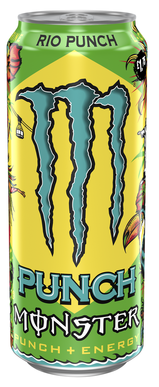 MONSTER Rio Punch energetický nápoj 12 x 500 ml plech