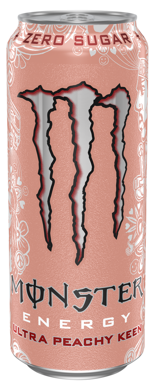 MONSTER Peachy Keen energetický nápoj 12 x 500 ml plech