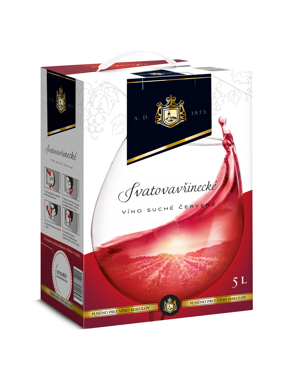 MIKULOV Víno Svatovavřinecké 5 l BiB