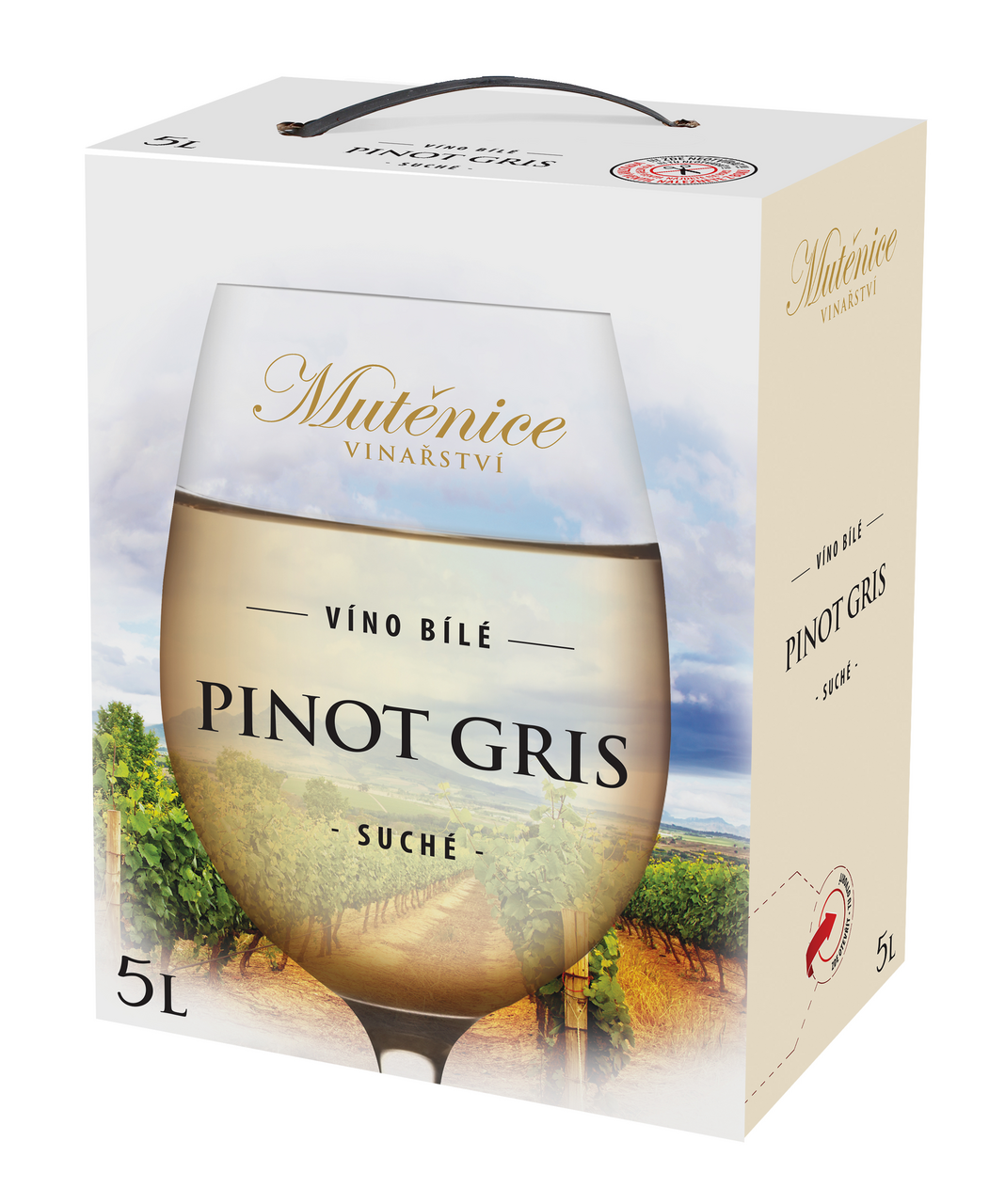 Mutěnice Pinot Gris Jumbo 5 l BiB