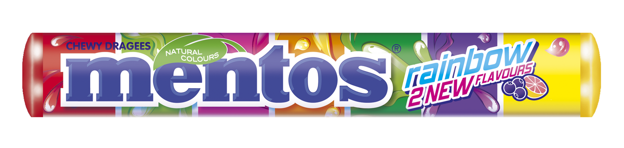 mentos Rainbow bonbony 40 x 37,5 g