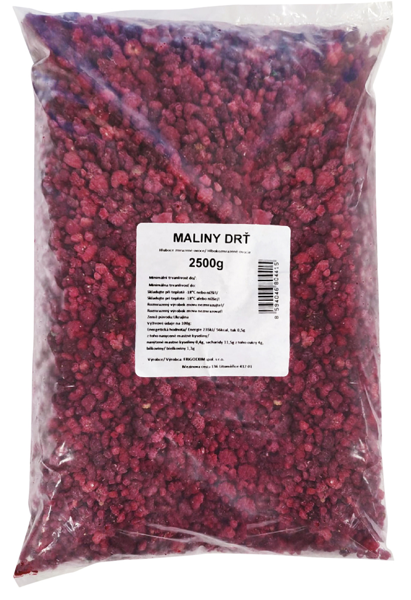 Maliny drť mraž. 2,5 kg
