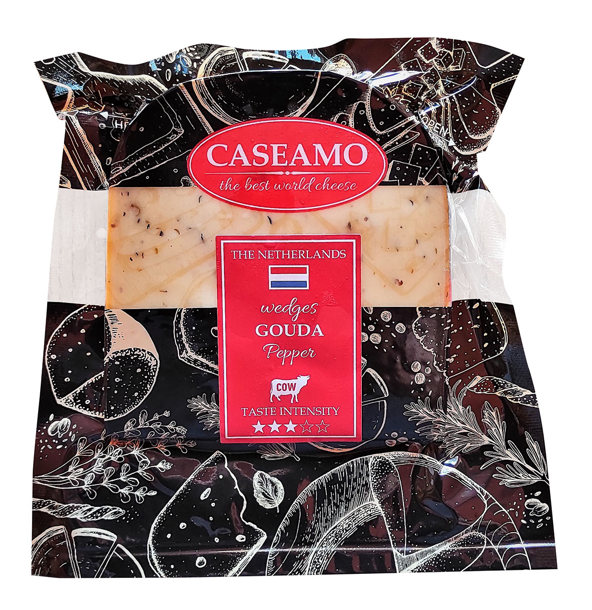 CASEAMO Gouda černý pepř chlaz. 120 g