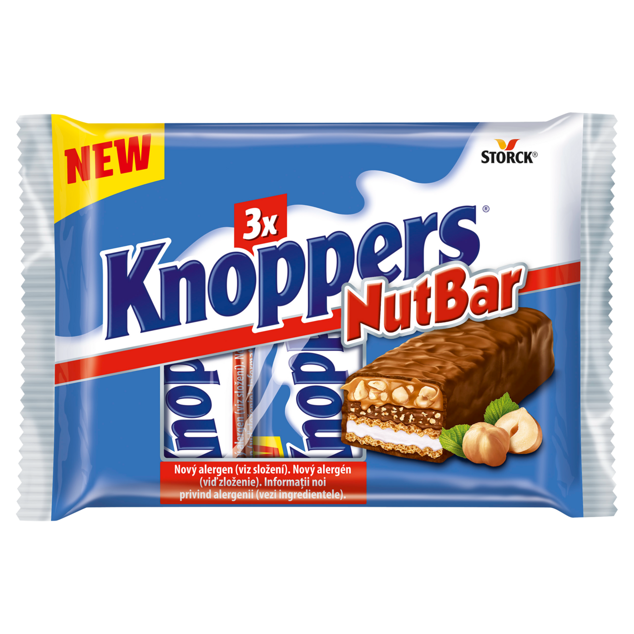 Knoppers Nutbar 3 x 40 g