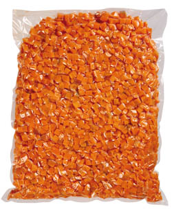 Mrkev loupaná kostky CZ chlaz. 8 kg