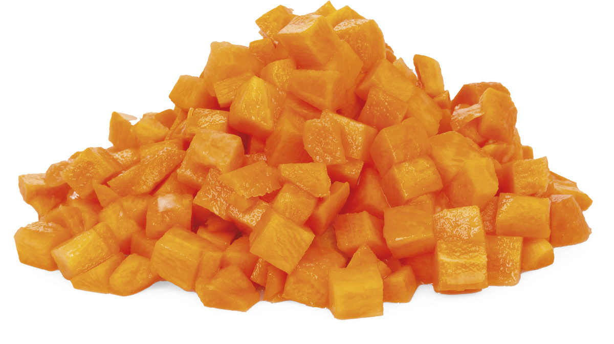 Mrkev loupaná kostky CZ chlaz. 3,5 kg