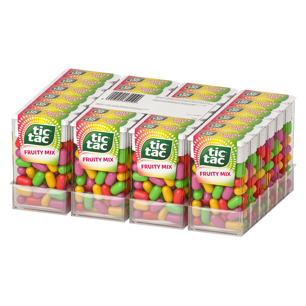 Tic Tac Fruity Mix Dražé s ovocnou příchutí 24 x 18 g
