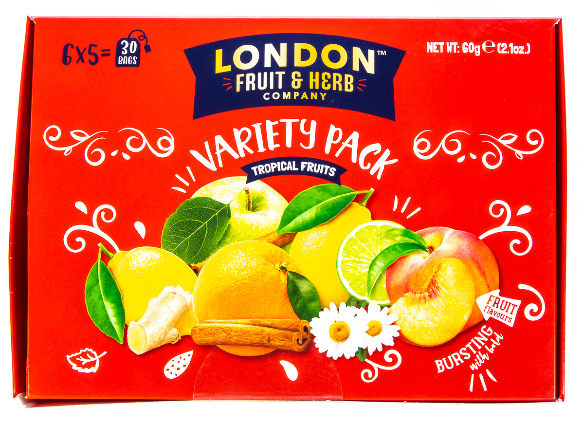 LONDON Kazeta Tropical Fruits 30 ks