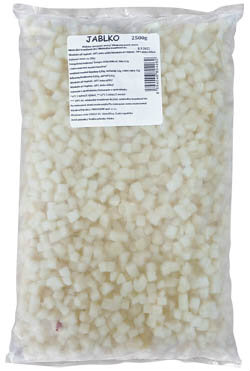 Jablko kostky mraž. 2,5 kg