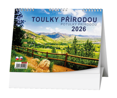 BALOUŠEK Kalendář stolní Toulky přírodou 1 ks