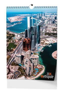 BALOUŠEK Kalendář nástěnný Metropole A3 1 ks