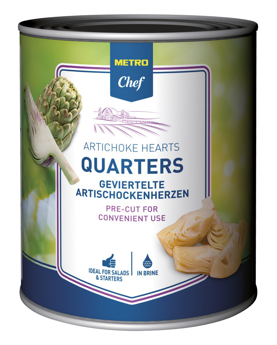 METRO Chef Artyčoky čtvrtky 800 g