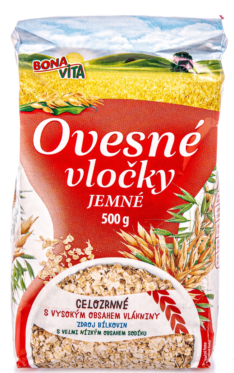 BONAVITA Ovesné vločky jemné 500 g