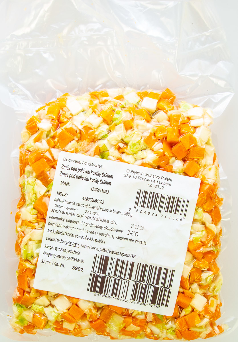 Směs pod polévku CZ kostky chlaz. 500 g