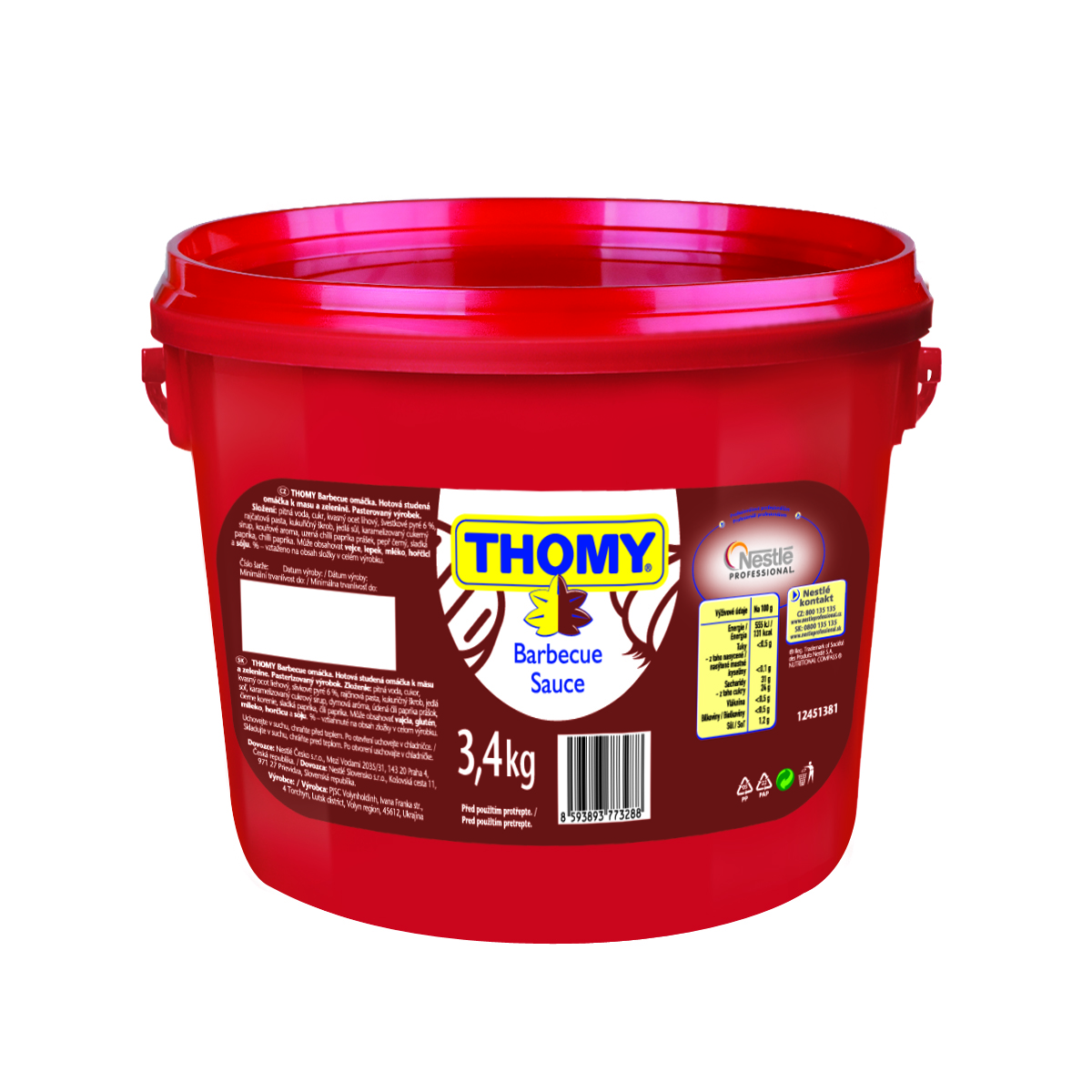 THOMY Omáčka BBQ 3,4 kg