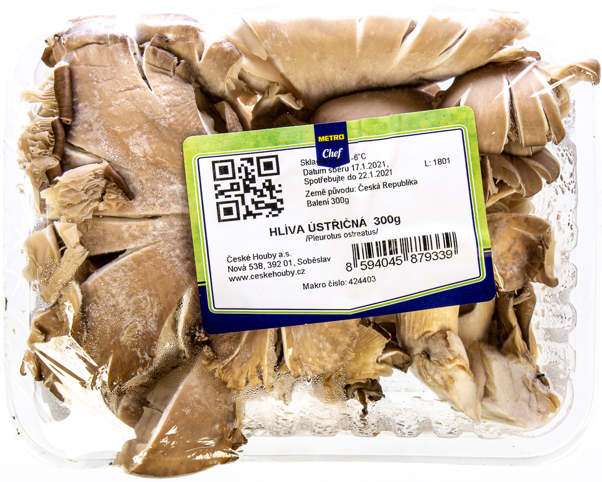METRO Chef Hlíva ústřičná I. CZ čerstvá 300 g