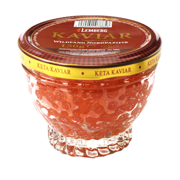 Kaviár z divokého lososa Keta chlaz. 150 g