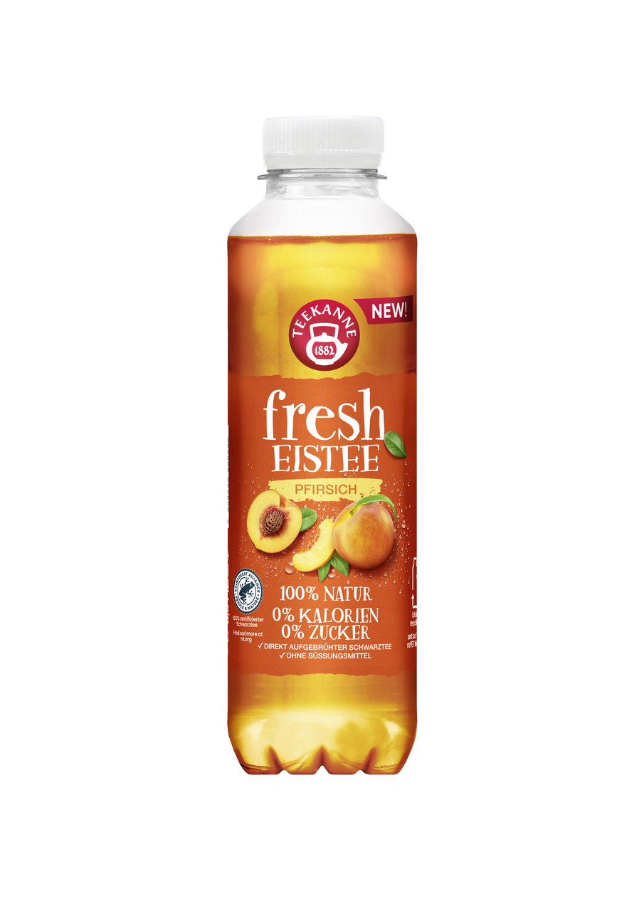 TEEKANNE Fresh Ice Tea Čaj ledový peach / broskev 6 x 500 ml PET
