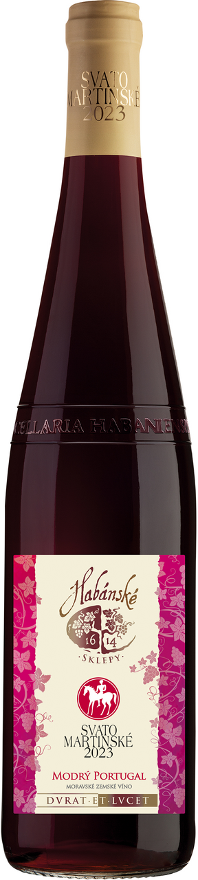 Habánské sklepy Svatomartinské Modrý Portugal 750 ml