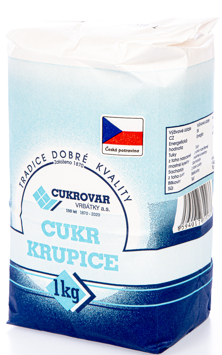 Vrbátky Cukr krupice 10 x 1 kg