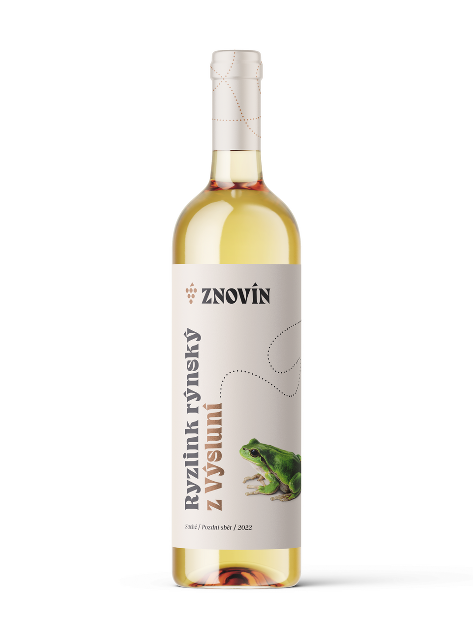 ZNOVÍN ZNOJMO Rosnička zelená Ryzlink Rýnský 750 ml