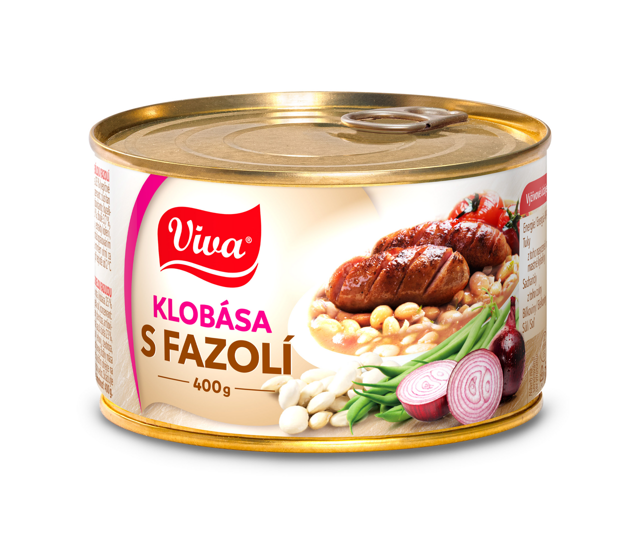 Viva Klobása s fazolí 400 g