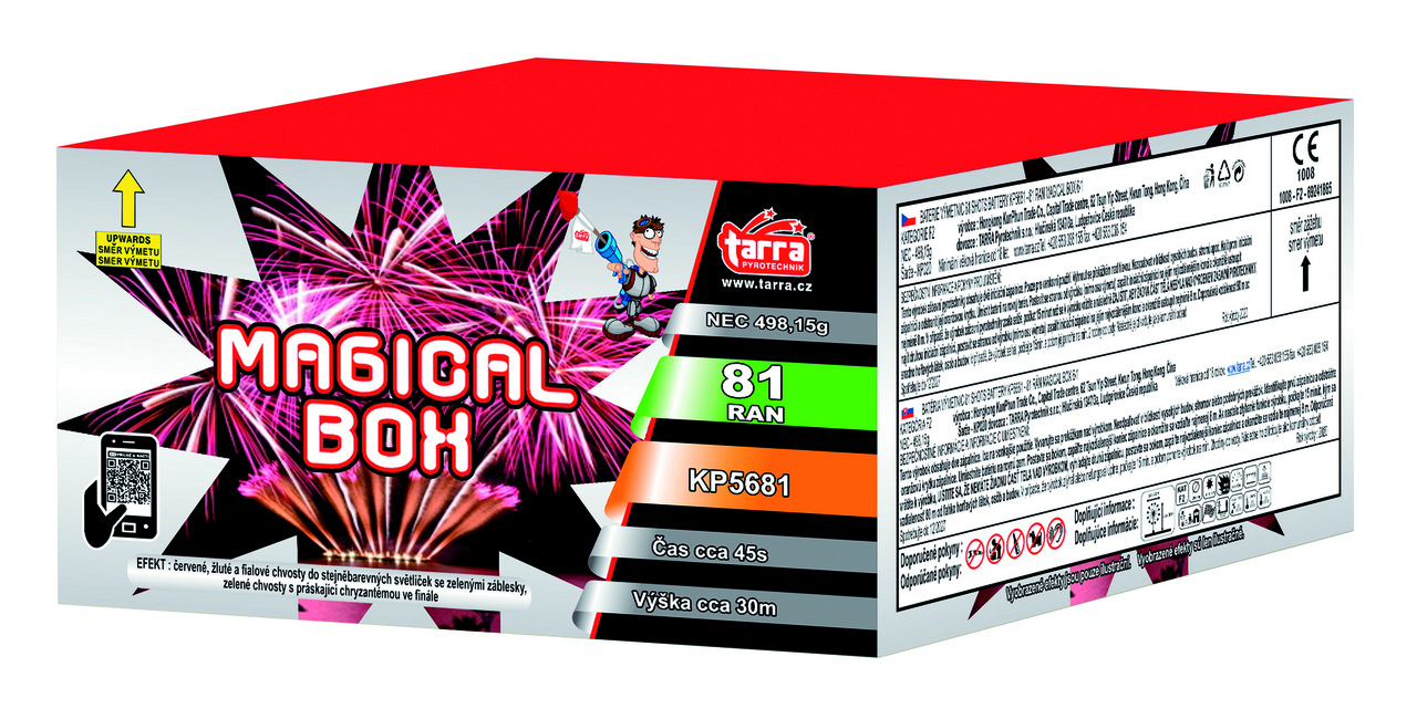 Baterie výmetnic Magical Box / Lion Show 81 ran 1 ks