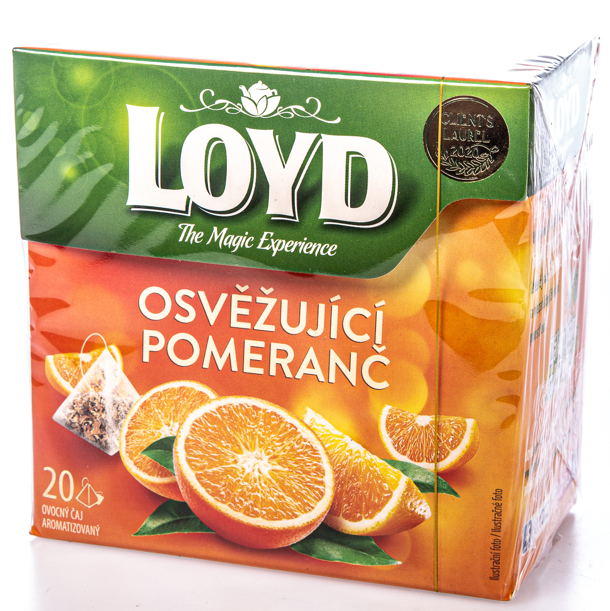 LOYD Čaj pyramida pomeranč 20 x 2,2 g
