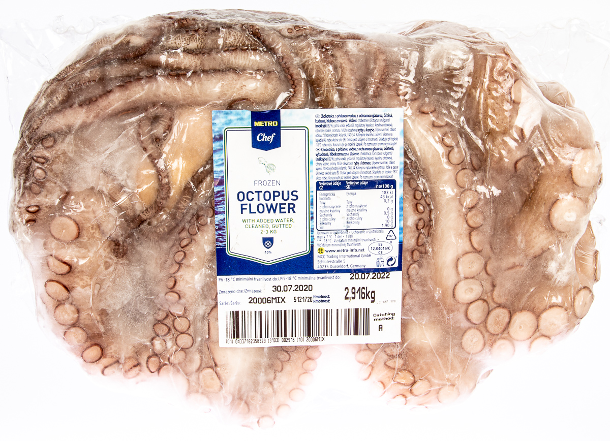 METRO Chef Chobotnice - květ mraž. váž. cca 2 - 3 kg