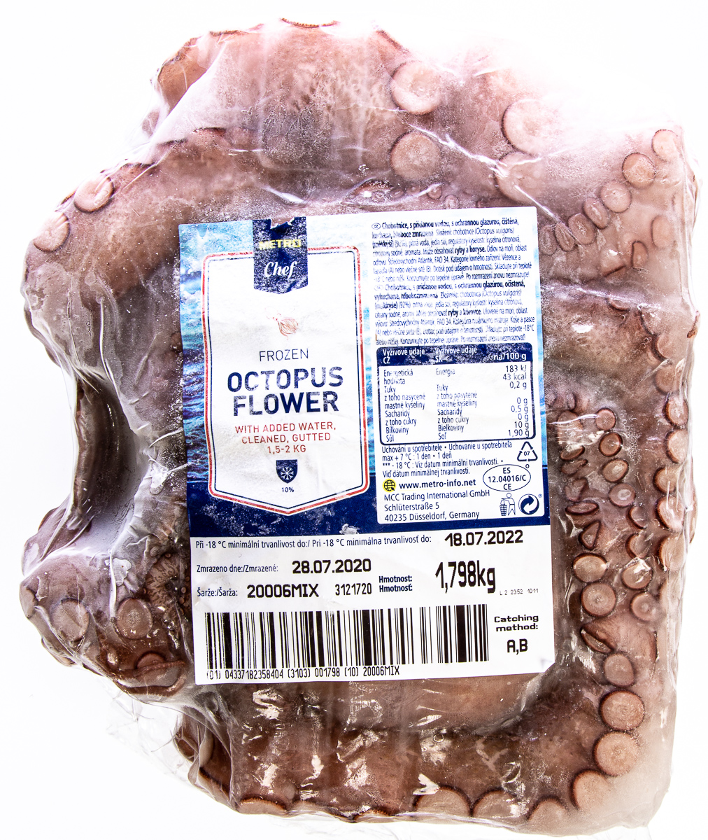 METRO Chef Chobotnice - květ mraž. váž. cca 1,5 - 2 kg