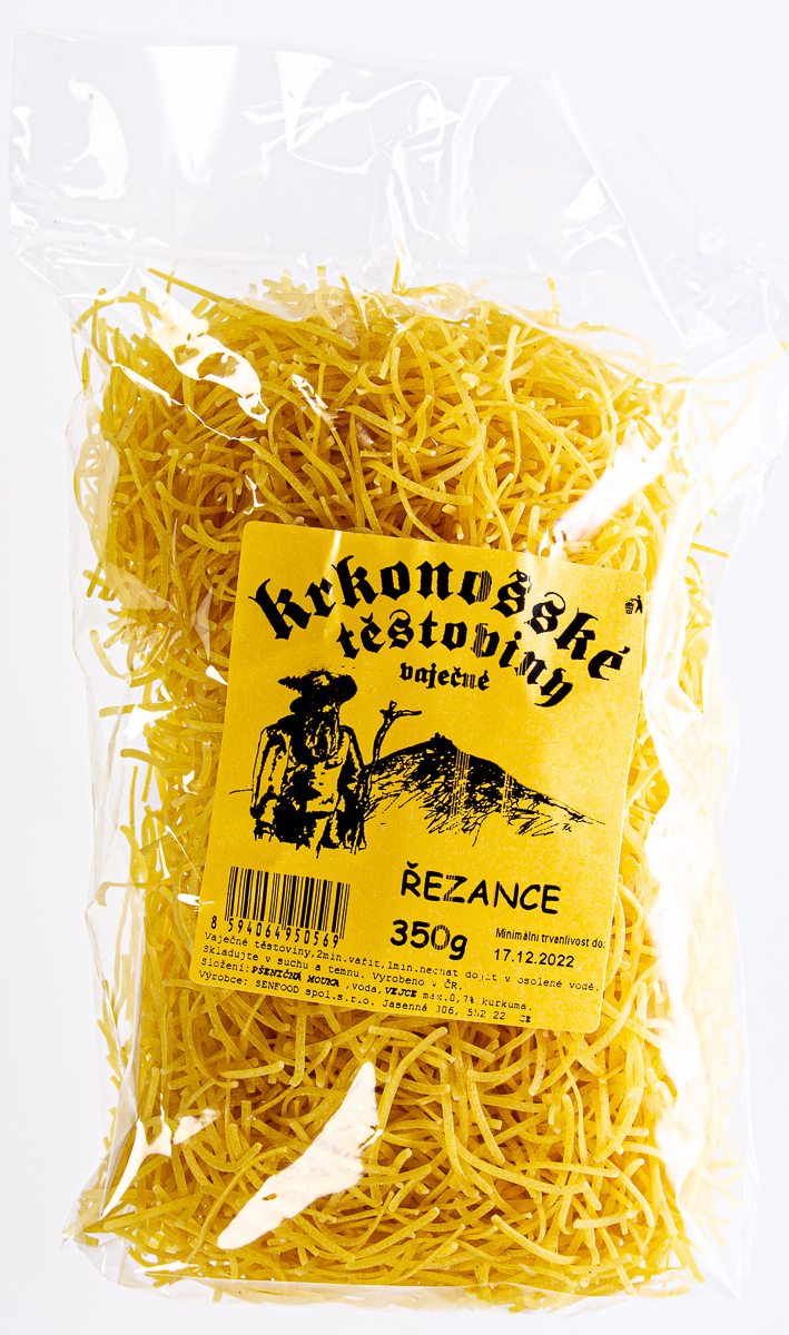 Krkonošské těstoviny řezance 350 g