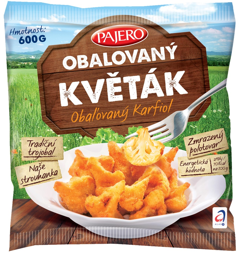 PAJERO Obalovaný květák mraž. 600 g