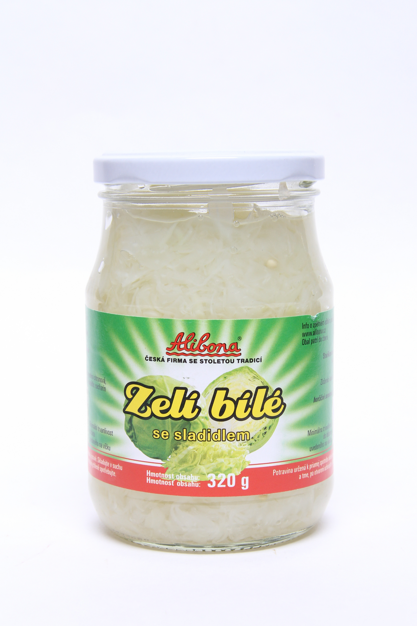 Alibona Zelí bílé se sladidlem 8 x 320 g