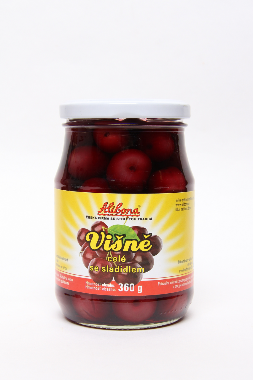 Alibona Višně se sladidlem 8 x 360 g