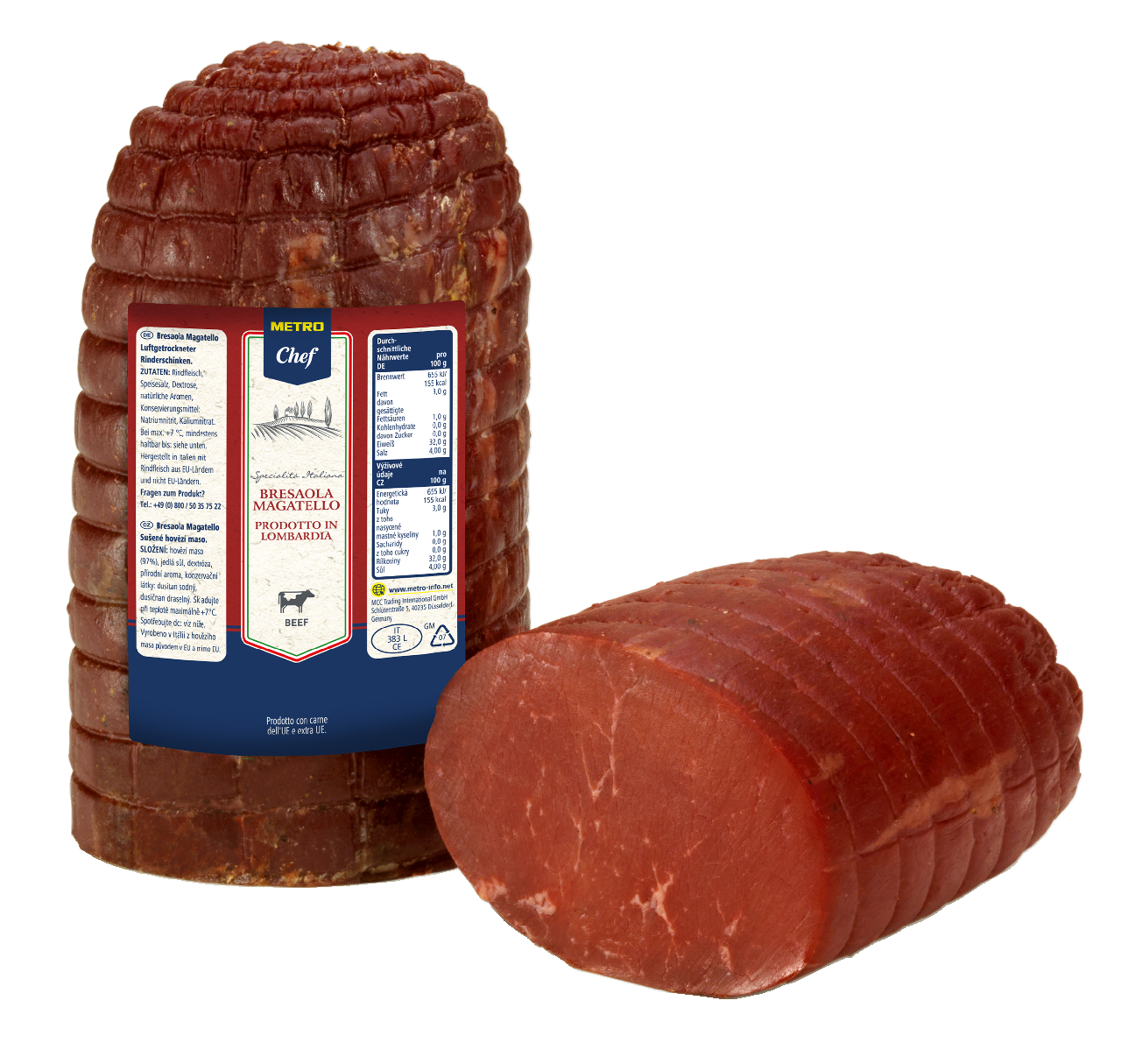 METRO Chef Bresaola 1/2 chlaz. váž. cca 800 g