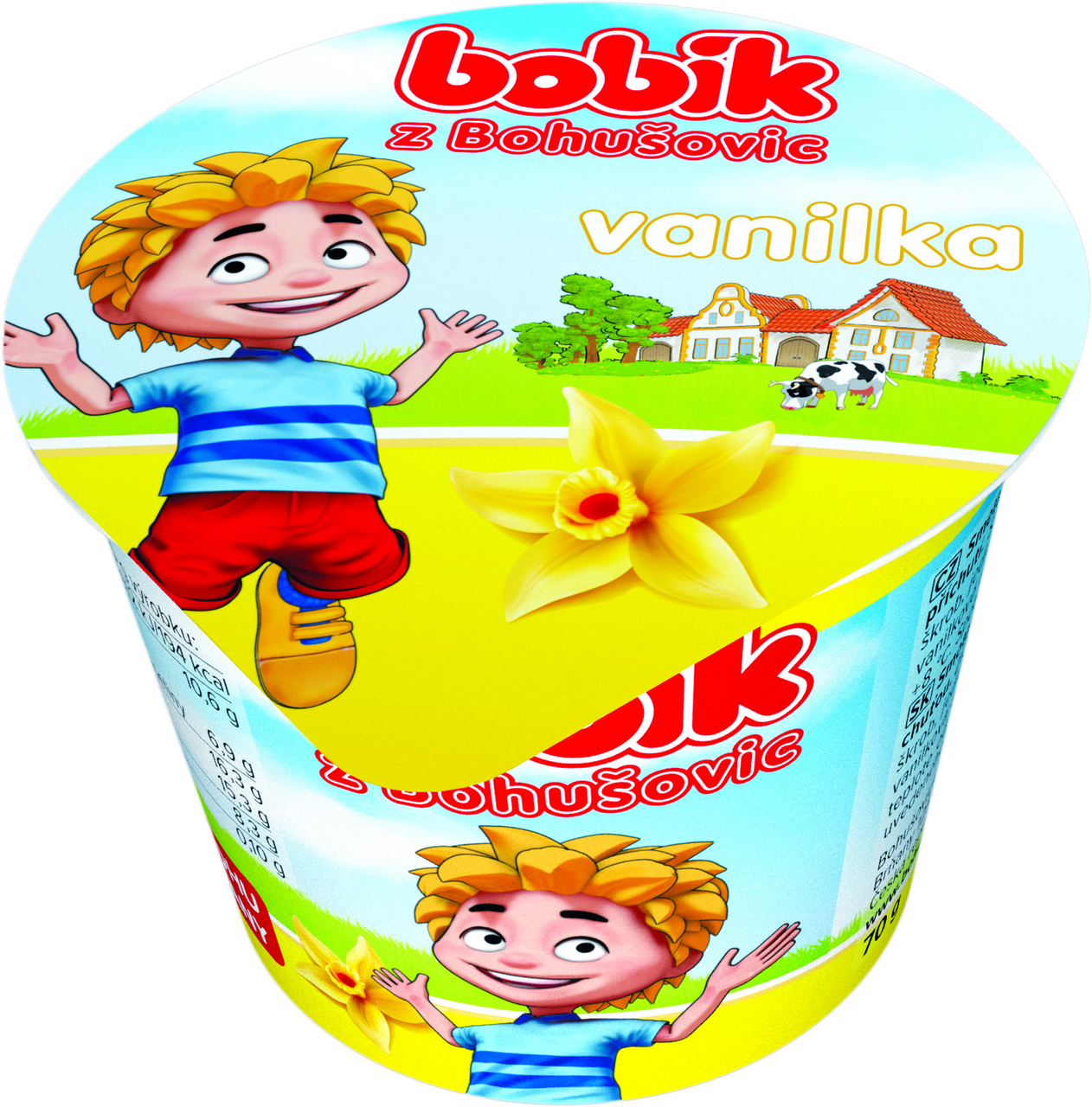 ACCOM Bobík Smetanový krém vanilka chlaz. 10 x 70 g